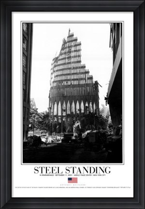 Framed Steel Standing Print