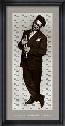 Framed Bebop (Dizzy Gillespie) Print