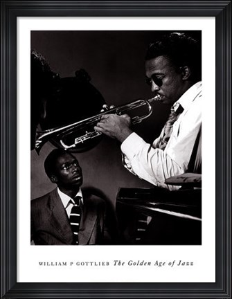 Framed Howard McGhee and Miles Davis Print