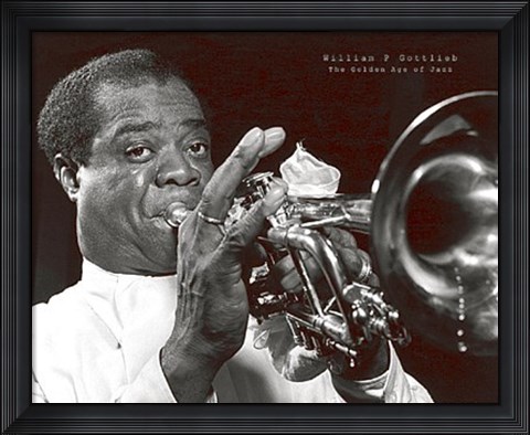 Framed Louis Armstrong Print