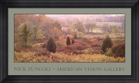 Framed Autumn Panorama Print