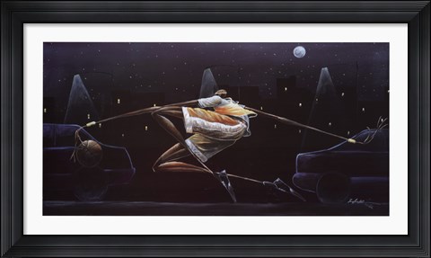 Framed Midnight Crossover Print