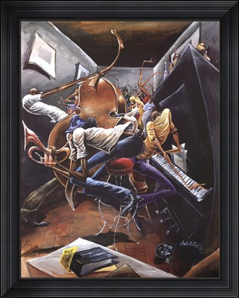 Framed Rent Party Print