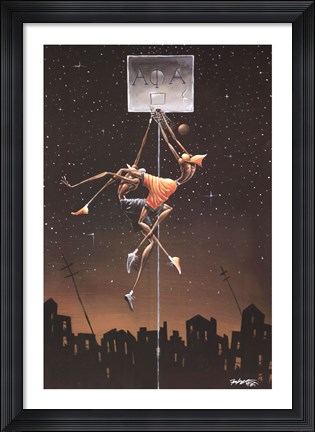 Framed Alpha Fly Slam Print