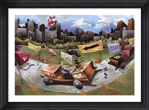 Framed Finish Line Print
