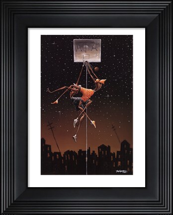 Framed Alpha Fly Slam (mini) Print