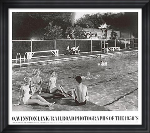 Framed Swimming Pool Print