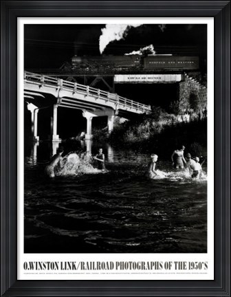 Framed Hawksburg Creek Swimming Hole Print