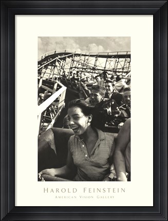Framed Cyclone, Coney Island Print