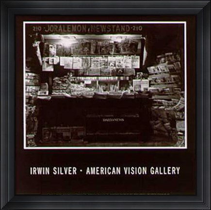 Framed Brooklyn Newsstand Print