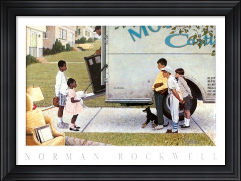 Framed Moving In Print