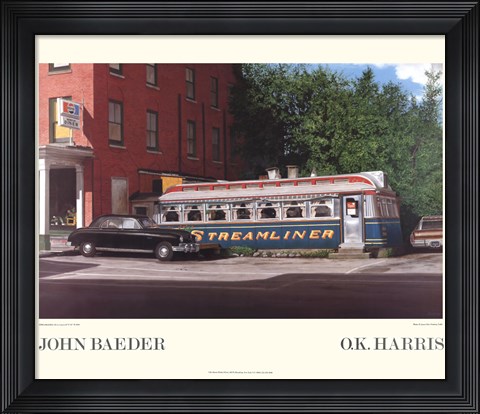 Framed Streamliner Print