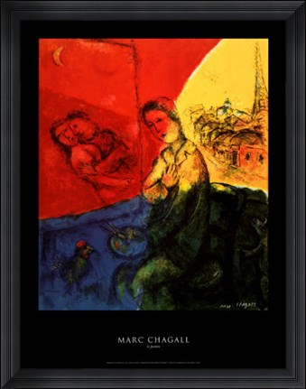 Framed Le Peintre Print