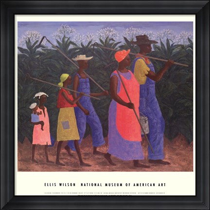 Framed Field Workers Print