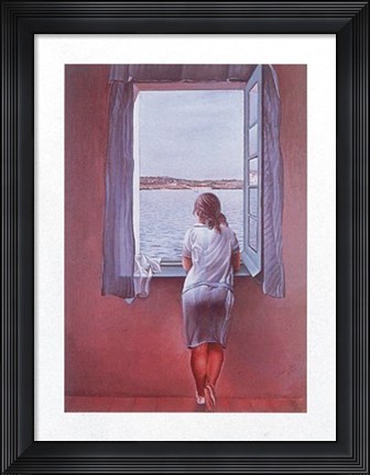 Framed Person at the Window, c.1925 Print