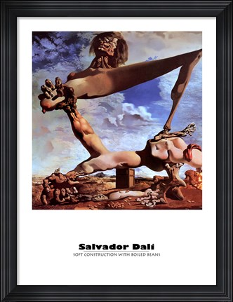 Framed Soft Construction with Boiled Beans, c.1936 Print