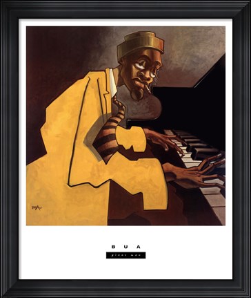 Framed Piano Man Print