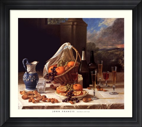 Framed Luncheon Still Life Print