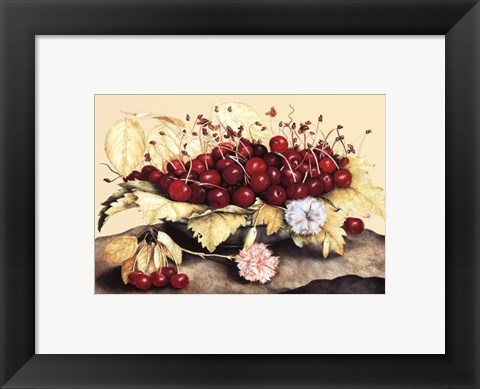 Framed Piatto di Baccelli Print