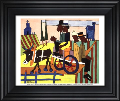 Framed Going to Church (mini) Print