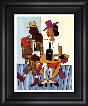 Framed Cafe (mini) Print