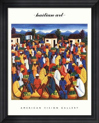 Framed Haitian Art Print