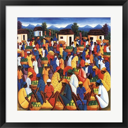 Framed Haitian Art Print