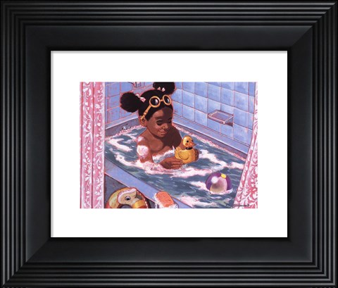 Framed Rubber Ducky Print