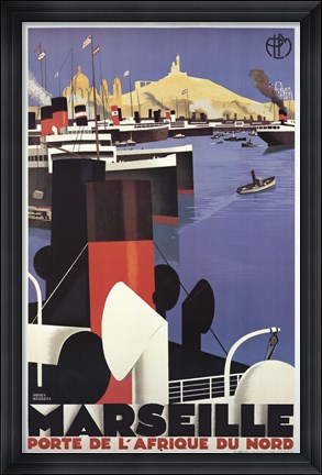 Framed Marseille Print
