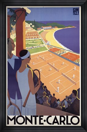 Framed Monte-Carlo Print