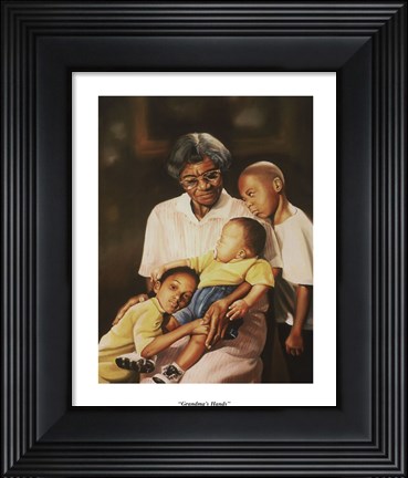 Framed Grandma&#39;s Hands Print