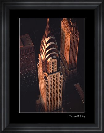 Framed Chrysler Building Print