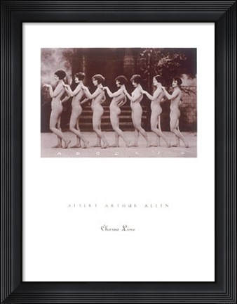 Framed Chorus Line Print