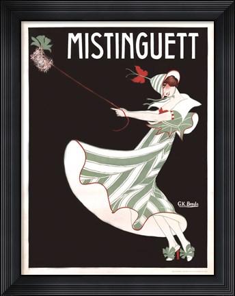 Framed Mistinguett Print