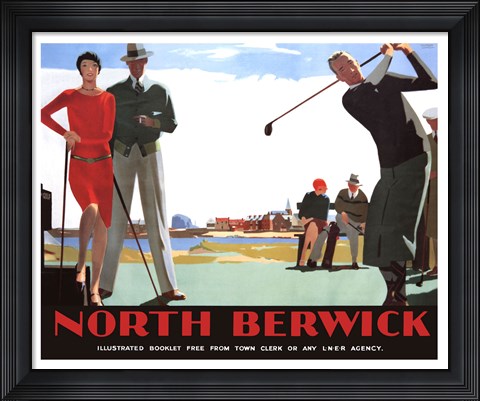 Framed North Berwick Print