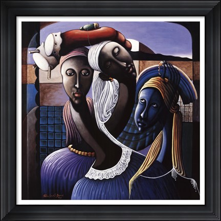 Framed Trilogy of Expression II Print