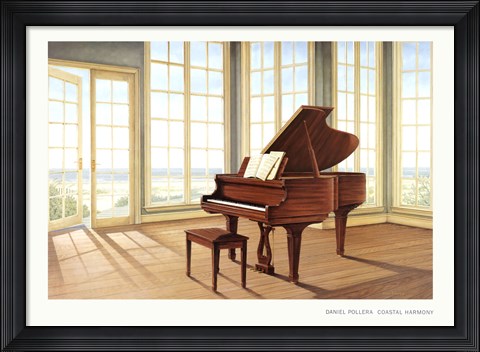 Framed Coastal Harmony Print