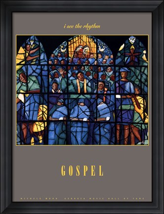 Framed Gospel Print