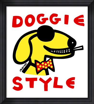 Framed Doggie Style Print