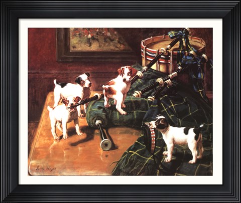 Framed He Who Pays the Piper Calls the Tune Print