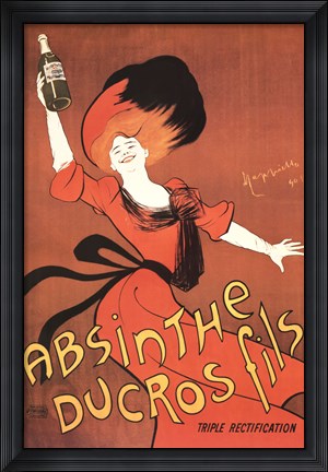 Framed Absinthe Ducros Fils Print