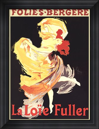 Framed La Loie Fuller Print