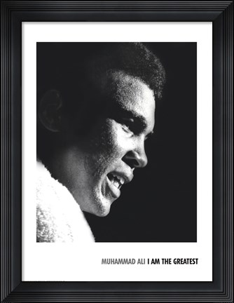 Framed Muhammad Ali, the Greatest Print