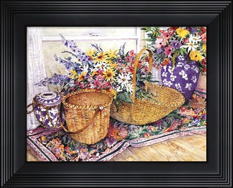 Framed Wicker Splendor Print