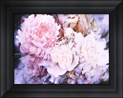 Framed Peonies Print