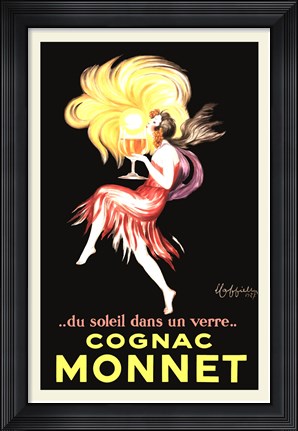 Framed Cognac Monnet Print