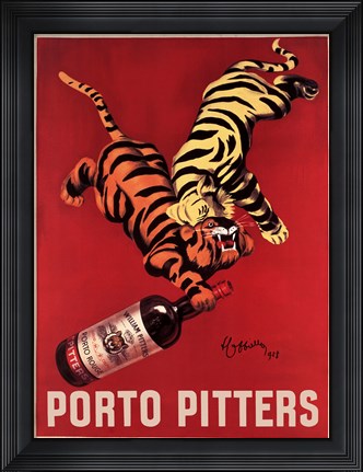 Framed Porto Pitters Print