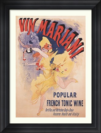 Framed Vin Mariani Print