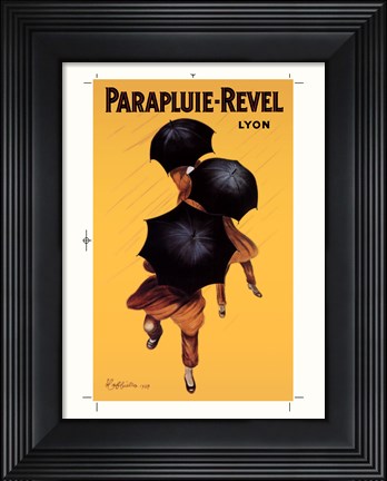 Framed Parapluie-Revel (mini) Print