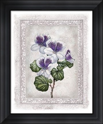 Framed Flowers of Spring II Print